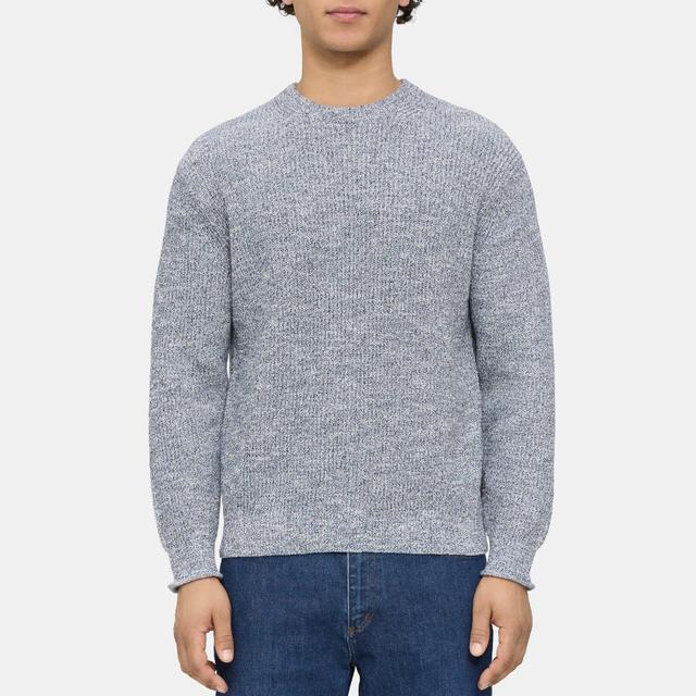 Tweed Knit Crewneck Sweater | Theory Outlet Product Image