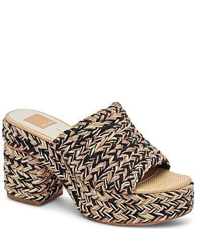 Dolce Vita Lady Platform Woven Sandals Product Image