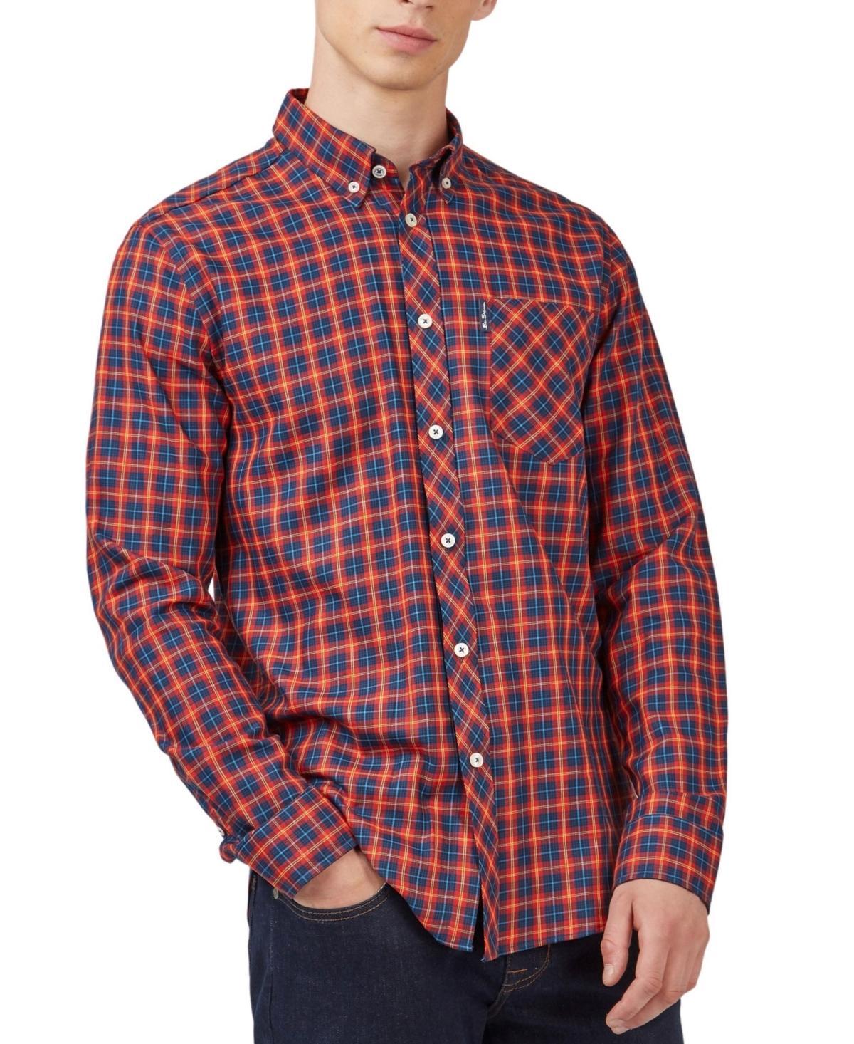 Ben Sherman Mens House Tartan Regular-Fit Shirt Product Image