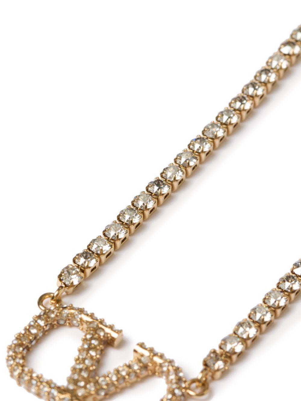 VLogo Signature crystal necklace Product Image