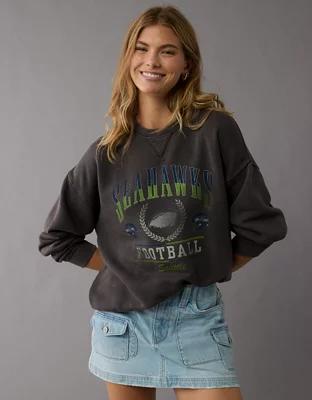 AE NFL Seattle Seahawks Crew Neck Sweatshirt Product Image