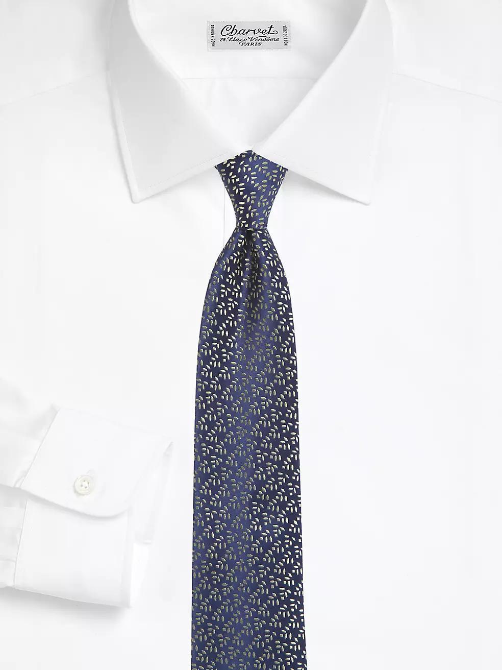 Leaf Woven Silk Tie Product Image