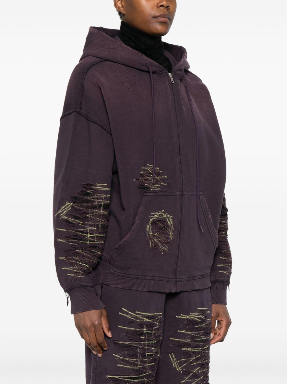 distressed hoodie Product Image