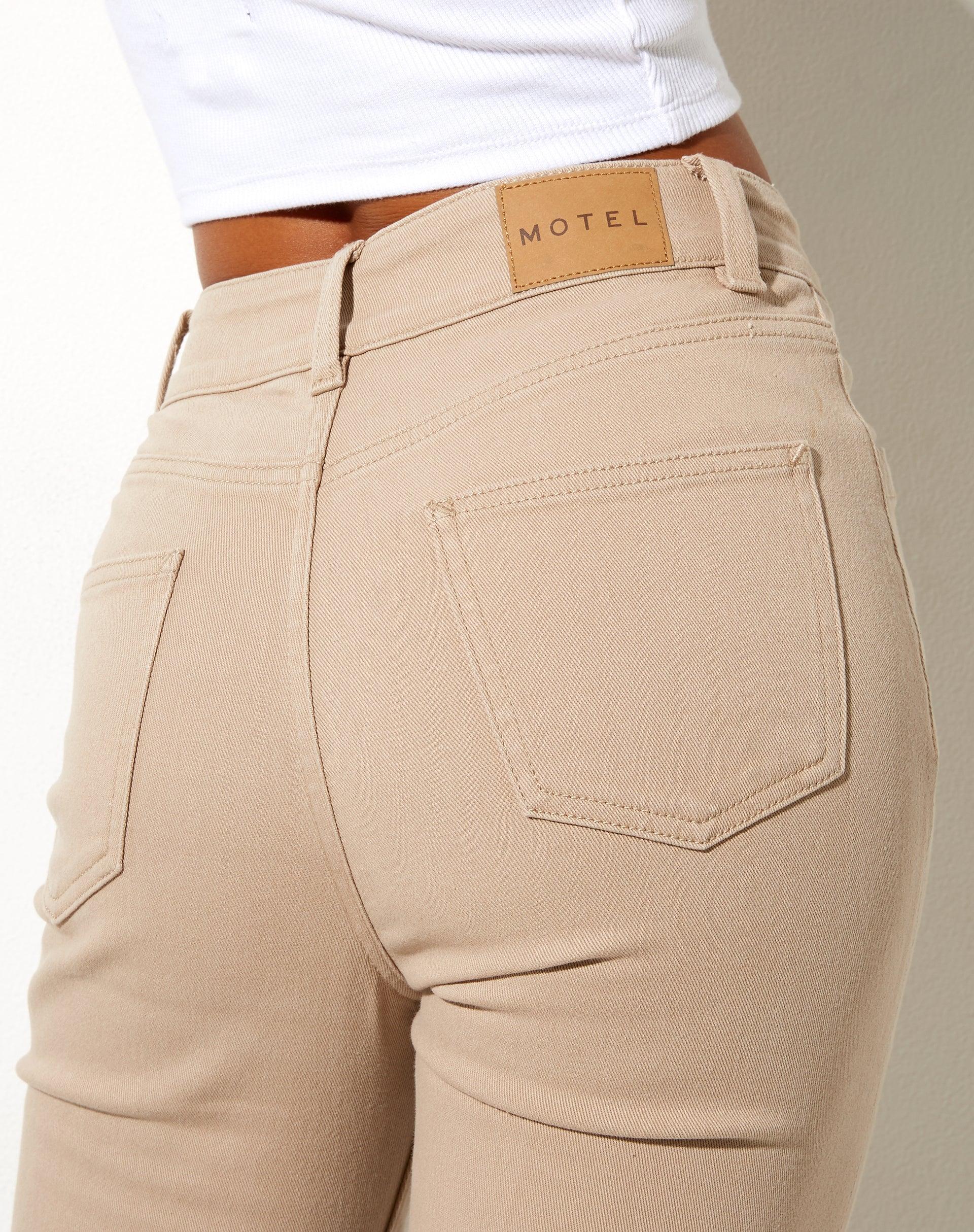 Seam Split Jeans in Winter Sandwash Product Image