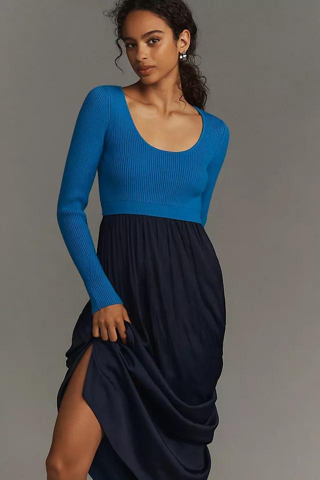 The Thea Twofer Sweater Dress: Scoop-Neck Edition Product Image