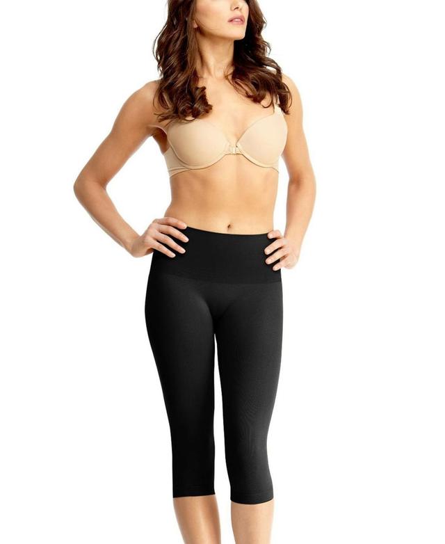 Memoi Womens SlimMe High-Waist Capri Shaper - Nude Product Image