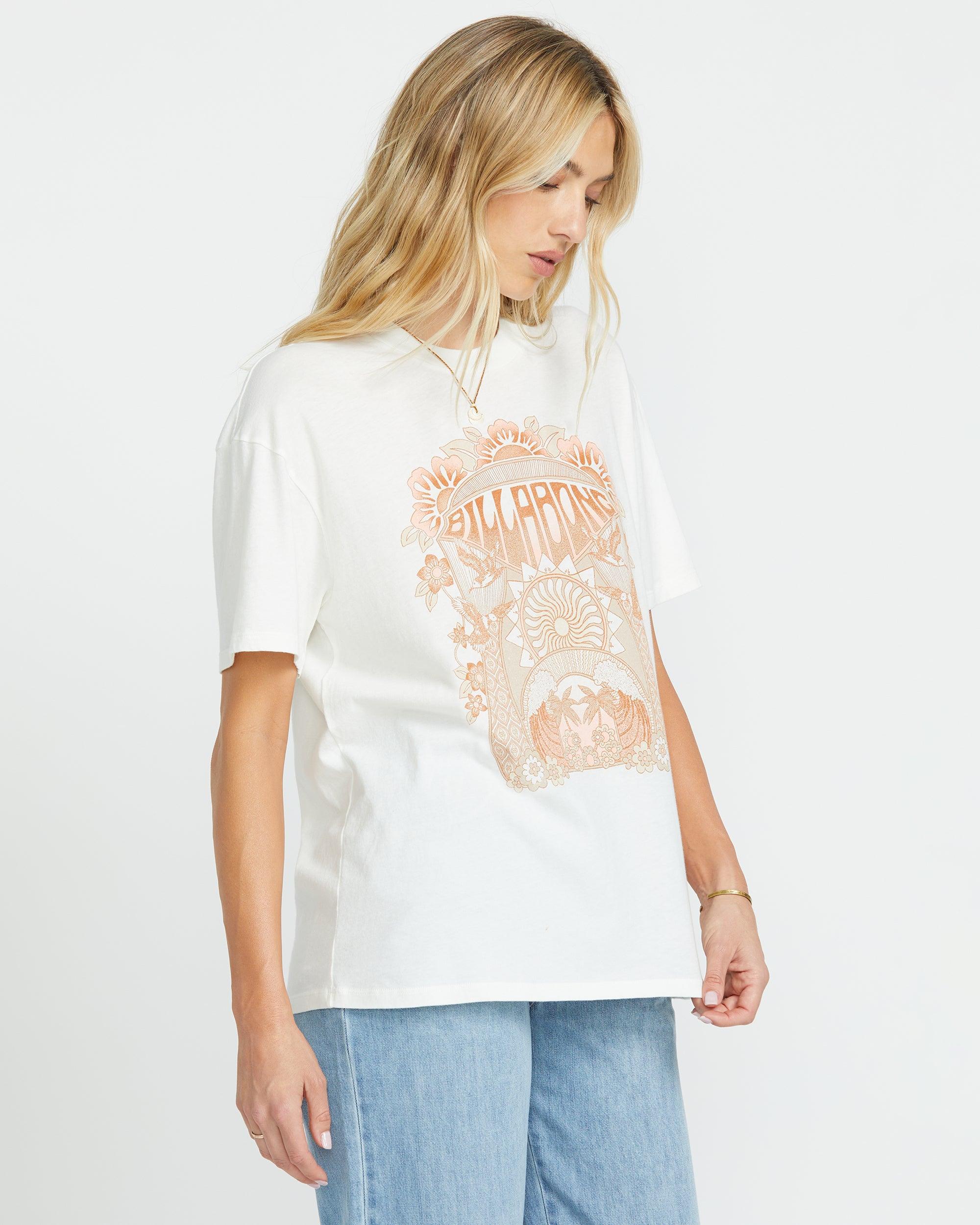 Waves Of Change Short Sleeve Tee - Salt Crystal Female Product Image