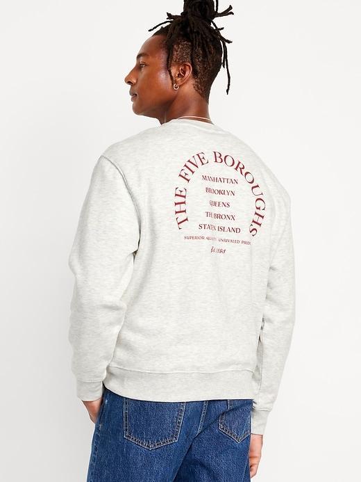 Oversized Crew-Neck Sweatshirt Product Image