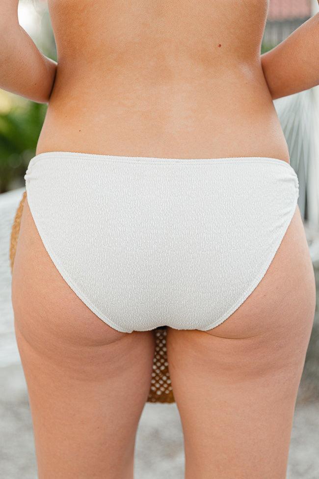 Salt And Stone Oatmeal Textured O-Ring Low Waisted Bikini Bottoms Product Image