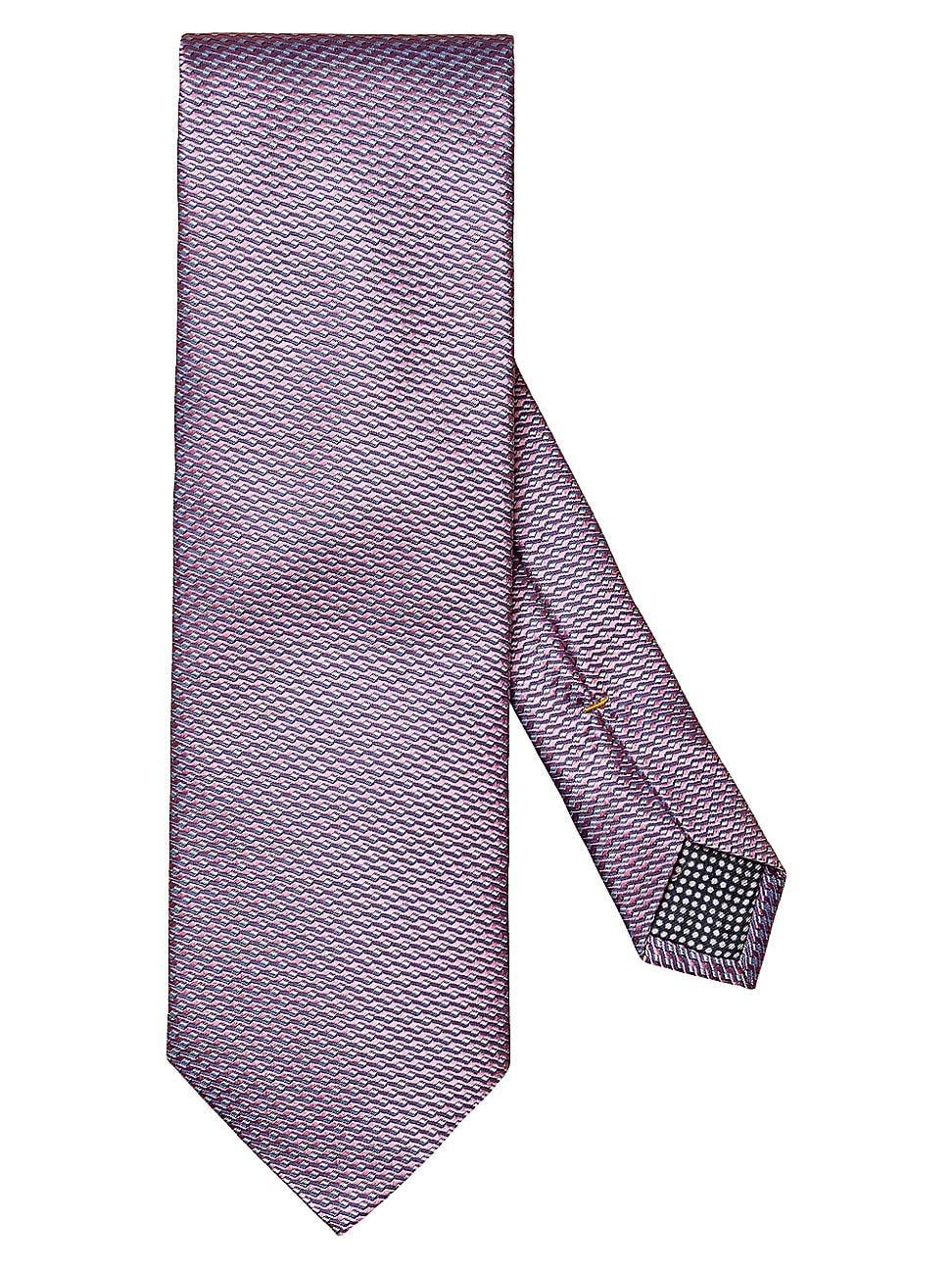 Mens Geometric Silk Tie Product Image