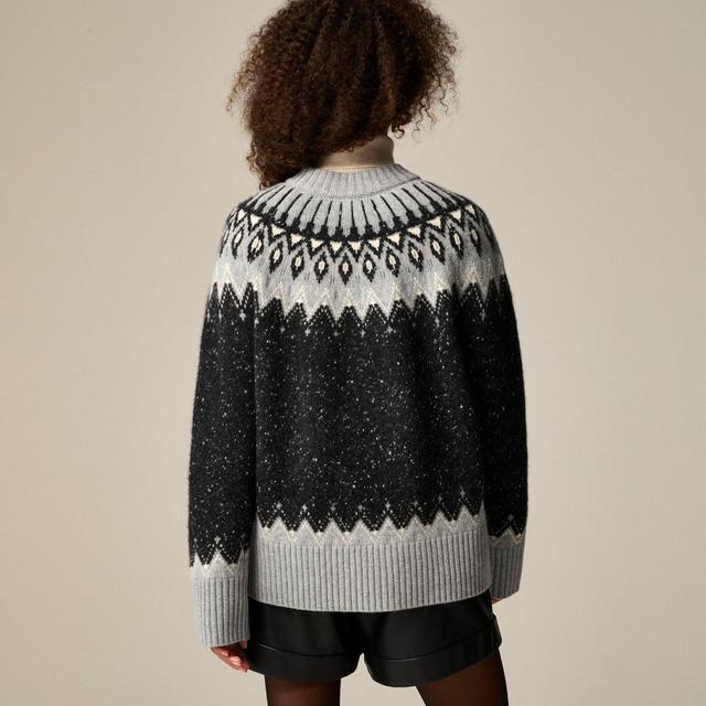 Spring Street cashmere relaxed Fair Isle sweater Product Image