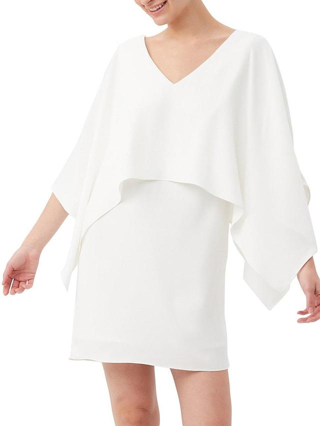 Womens Azzurra Layered Cape Minidress Product Image