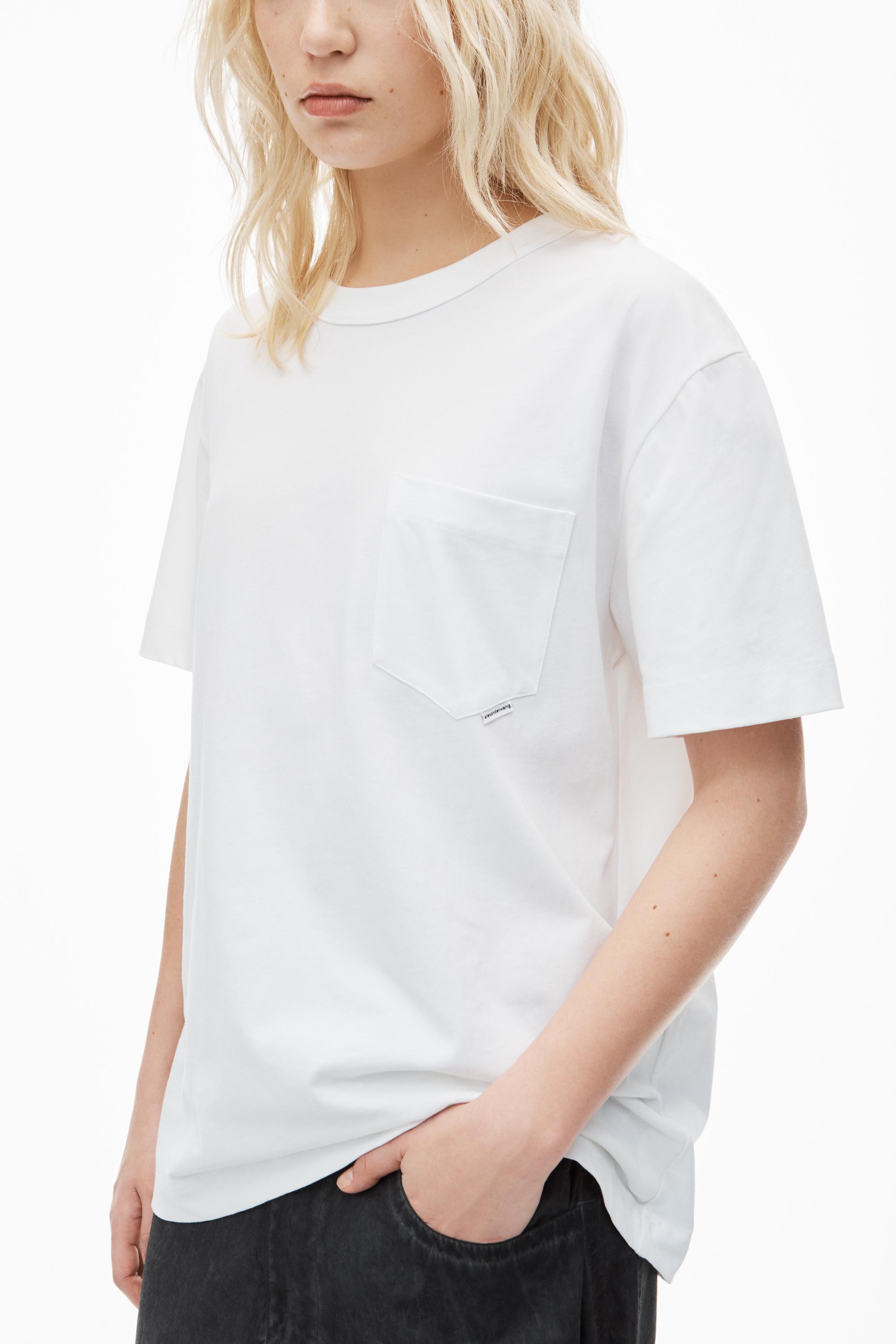 Pocket Tee In High Twist Jersey Product Image