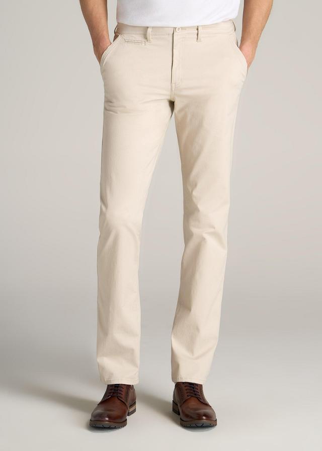 Carman TAPERED Chinos in Fatigue Green - Pants for Tall Men Product Image