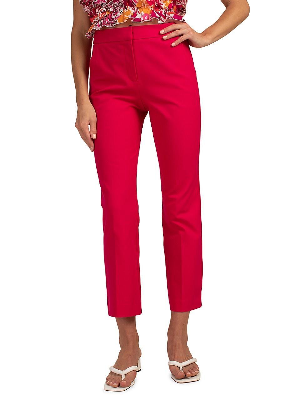 Womens Lulu Cropped Straight-Leg Pants Product Image