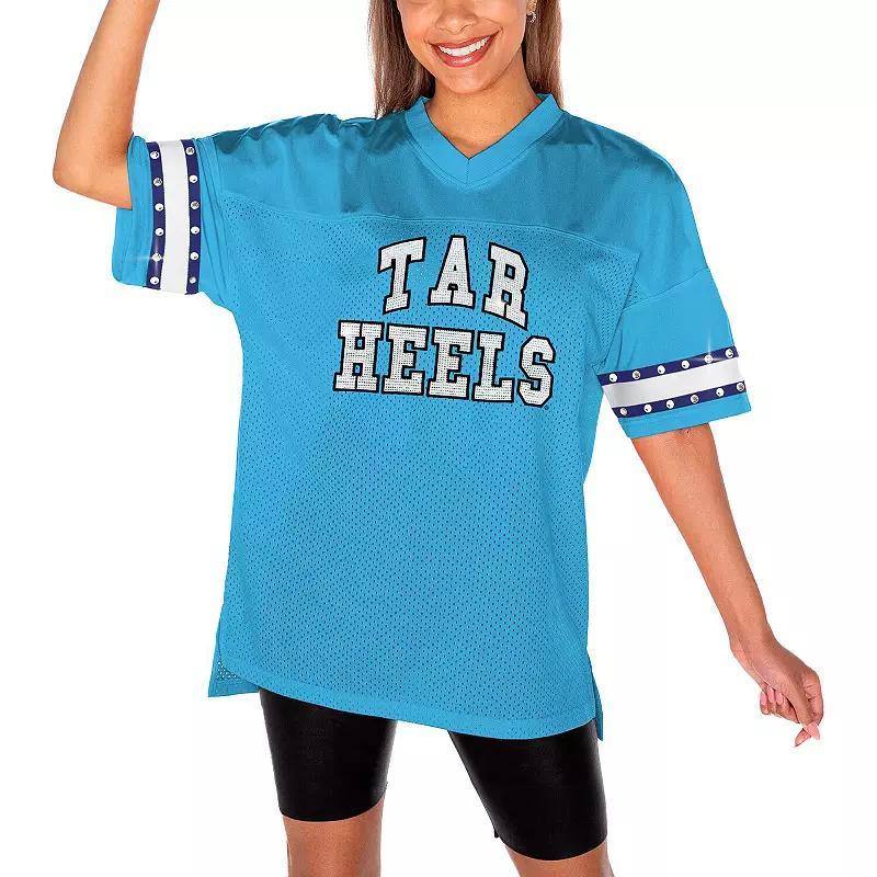 Womens Gameday Couture Blue North Carolina Tar Heels Until Kickoff Rhinestone Fashion T-Shirt Product Image