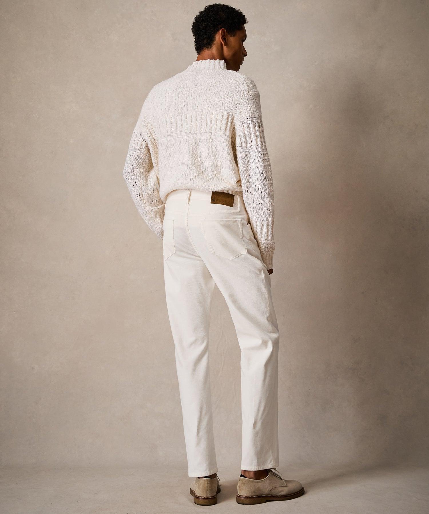 Vintage Straight Fit 5-Pocket Corduroy Pant in Bisque Product Image