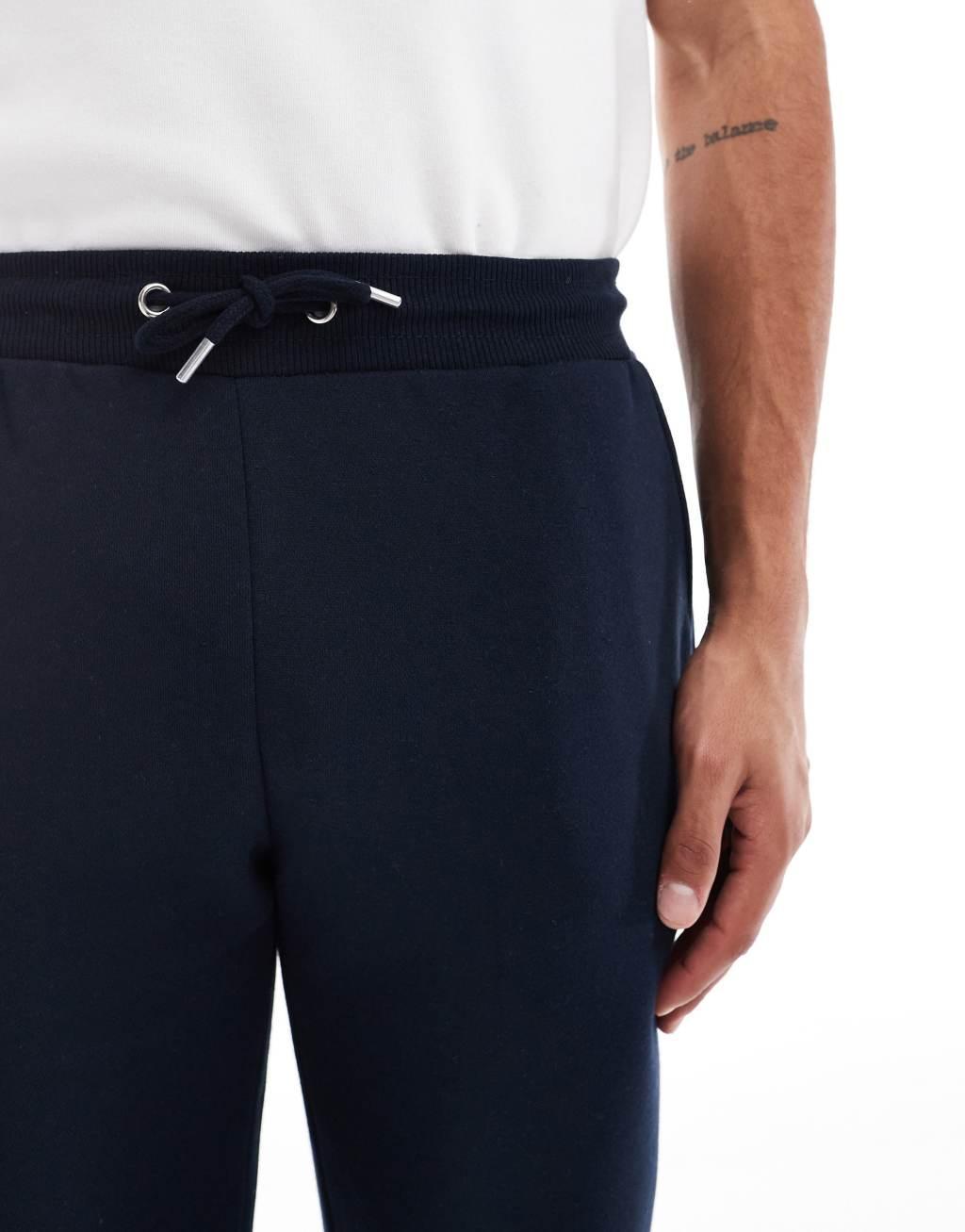 DTT sweatpants in navy Product Image