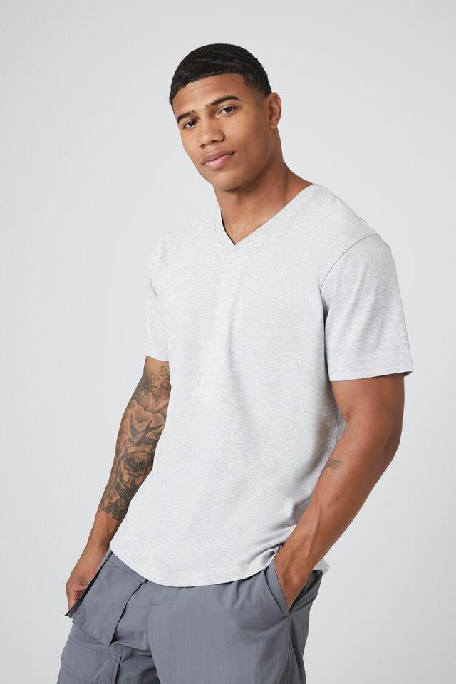 Cotton V-Neck Tee | Forever 21 Product Image