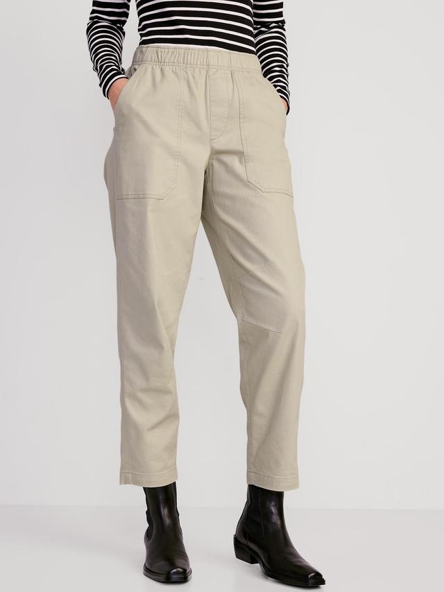 High-Waisted Pulla Utility Pants Product Image