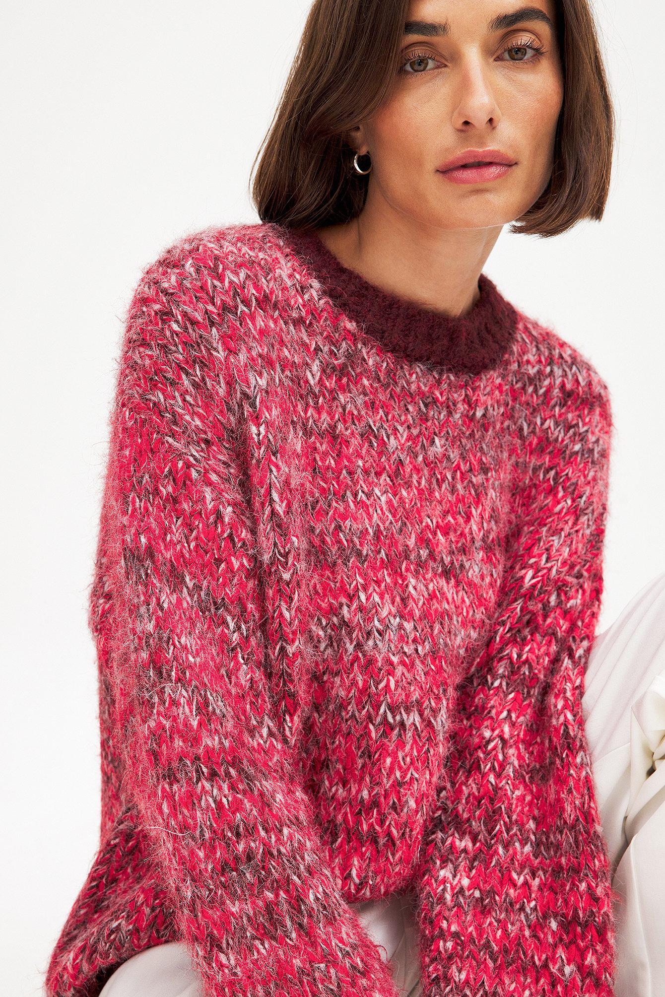 Oversized Melange Sweater Product Image