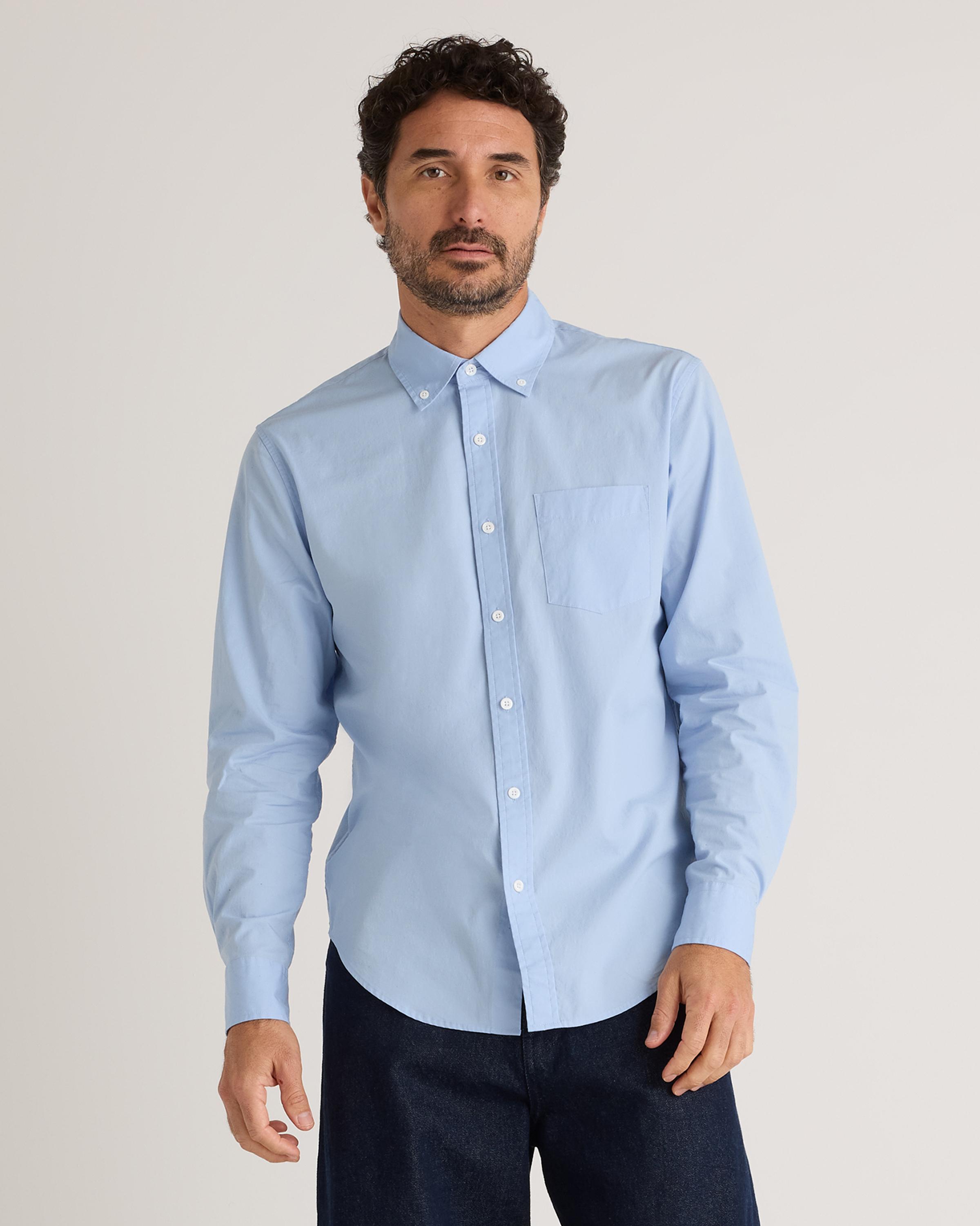 Organic Cotton Stretch Poplin Shirt Product Image