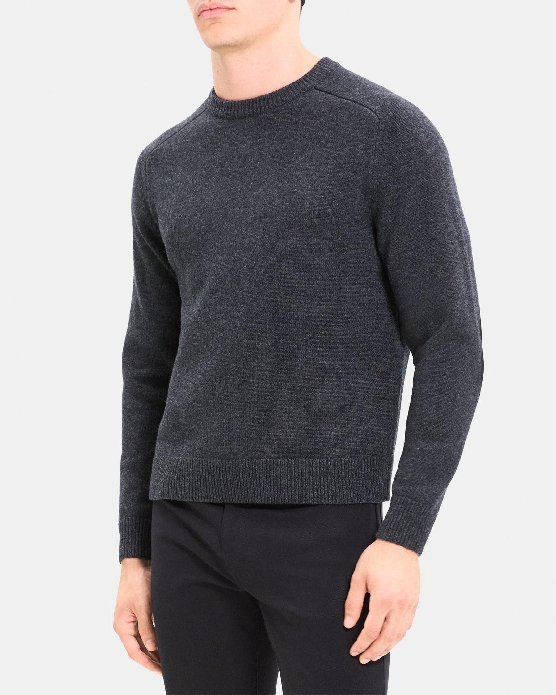 Crewneck Sweater in Wool-Cashmere Product Image