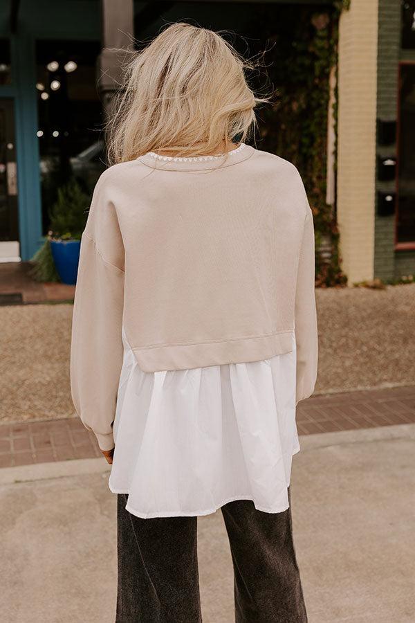 Sweet Whispers Shift Top in Iced Late Product Image