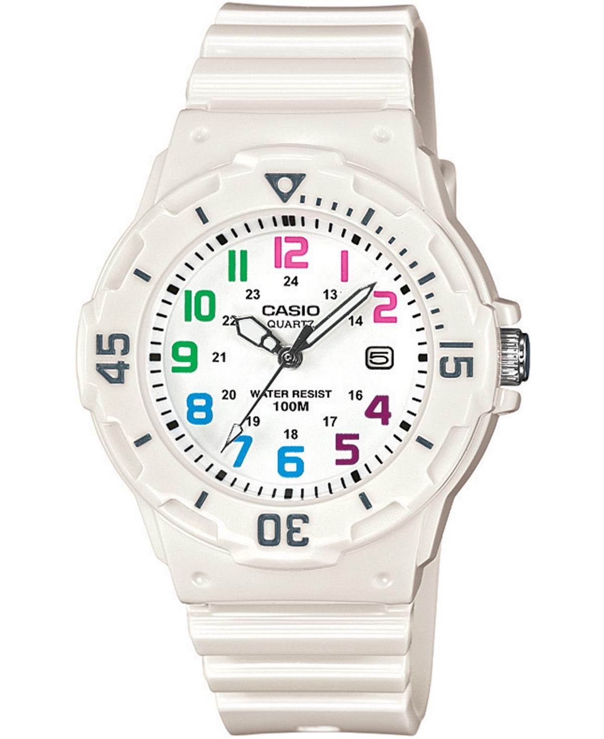 Casio Womens White Resin Strap Watch 34mm Product Image