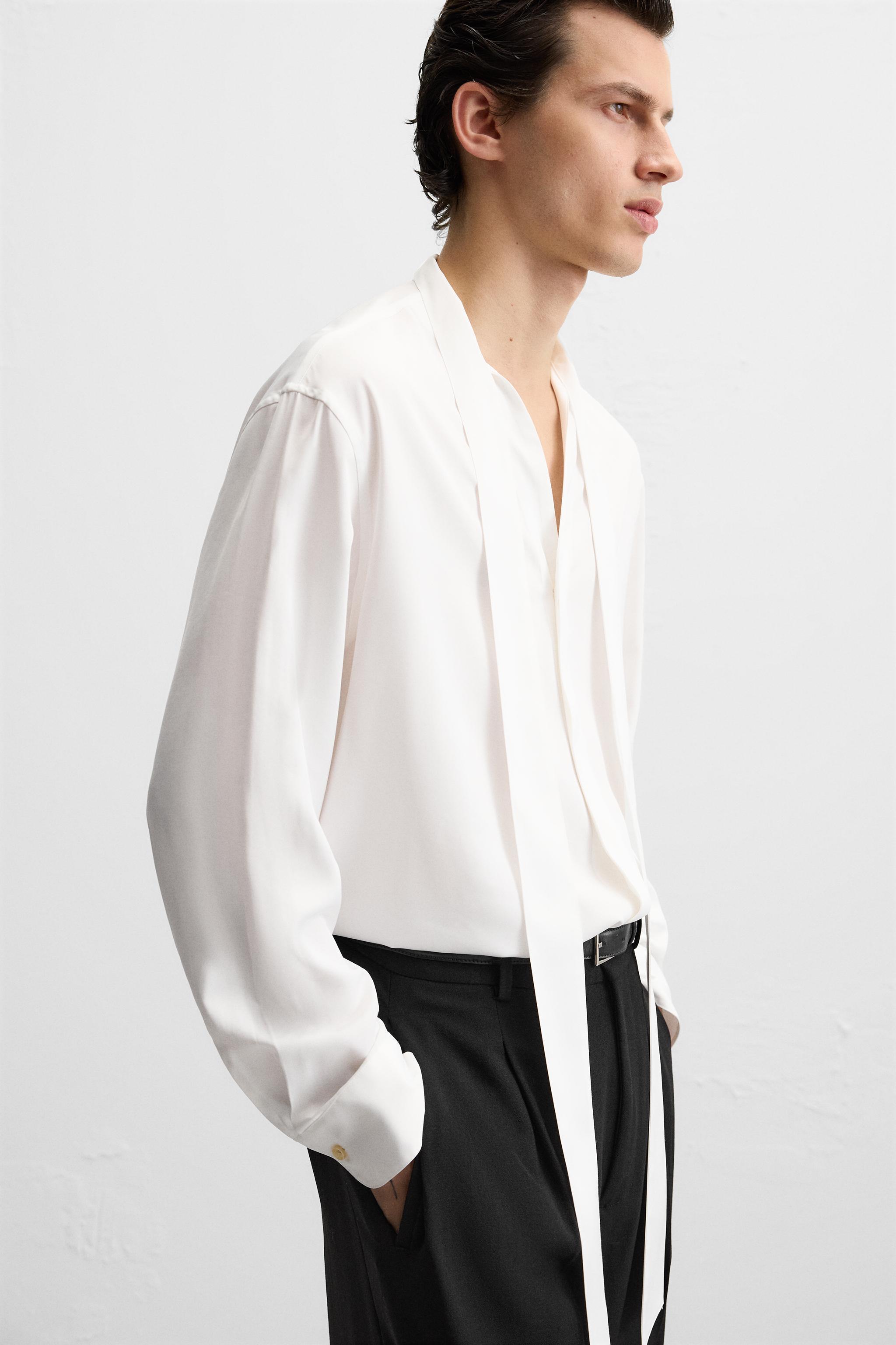 FLOWY BOW SHIRT Product Image