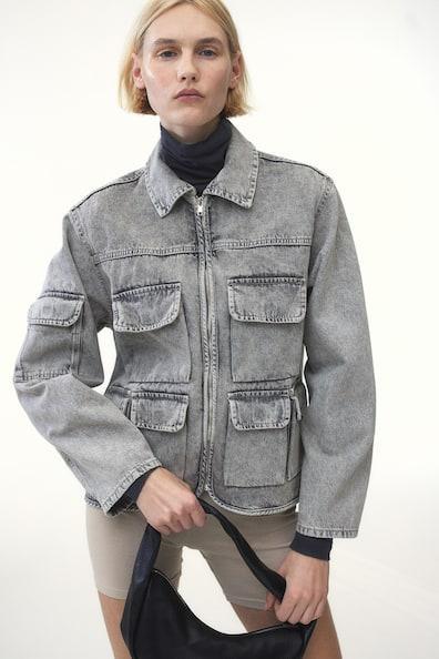 Denim Utility Jacket Product Image