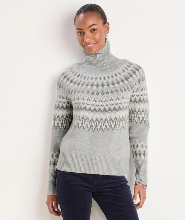 Nordic Fair Isle Turtleneck Sweater Product Image