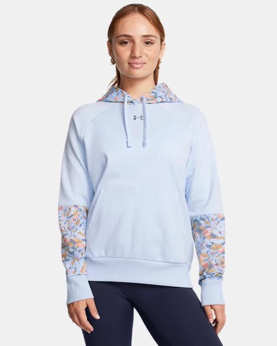 Women's UA Rival Fleece Blocked Hoodie Product Image