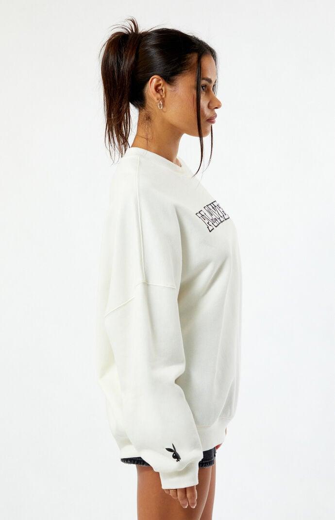 Playboy By PacSun Women's Big Classic Crew Neck Sweatshirt Product Image