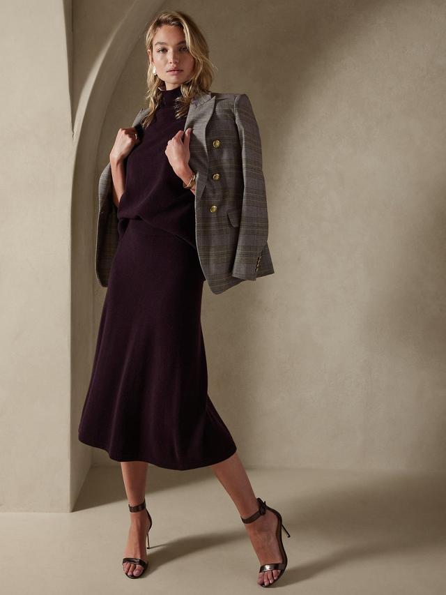 Cashmere Midi Sweater Skirt Product Image