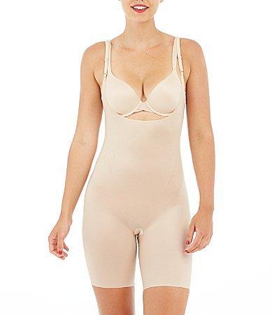 SPANX Thinstincts 2.0 Open Bust Mid-Thigh Bodysuit Product Image