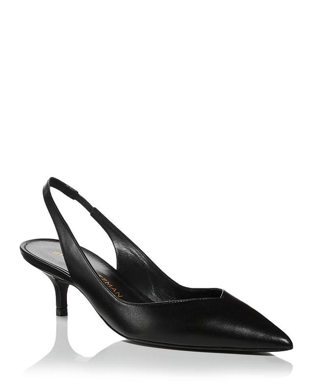 Stuart Weitzman Womens Eva 50 Slingback Pumps Product Image