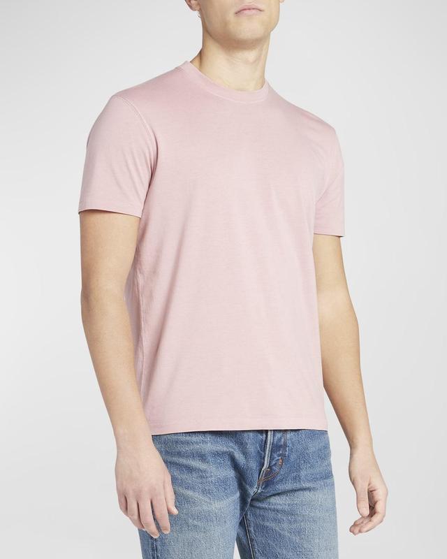 Mens Lyocell-Cotton Crewneck T-Shirt Product Image