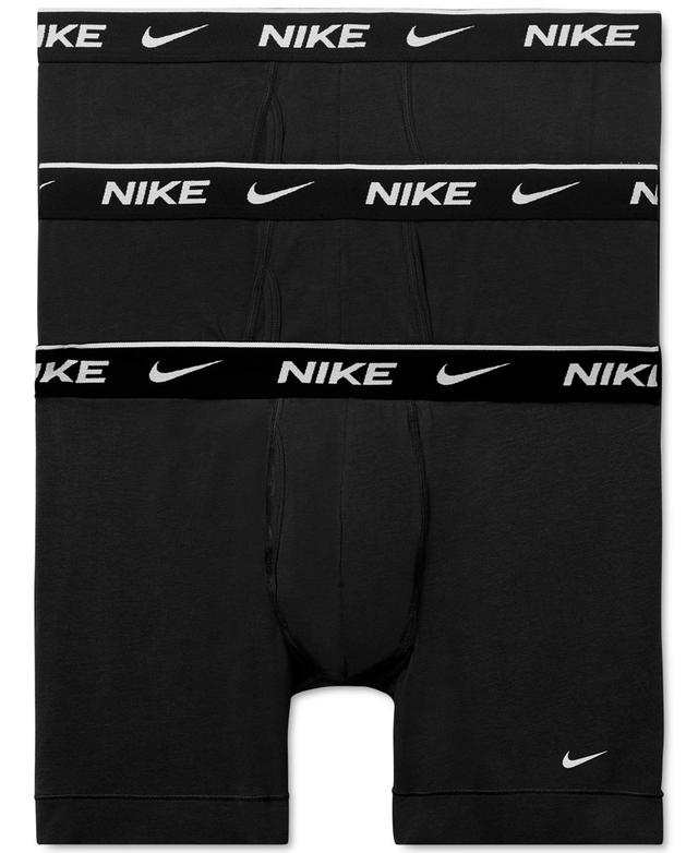 Nike Mens 3-Pk. Dri-fit Essential Cotton Stretch Boxer Briefs Product Image