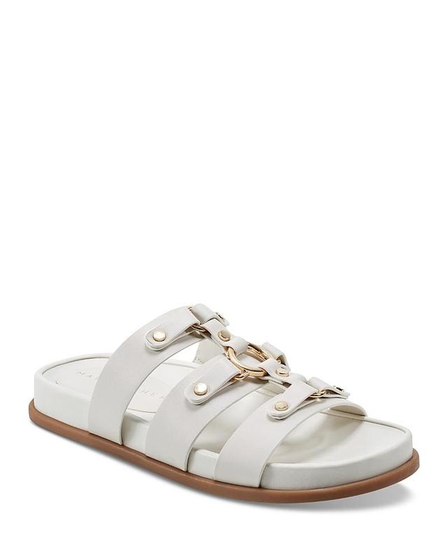 Marc Fisher Ltd. Womens Verity Almond Toe Triple Strap Sandals Product Image