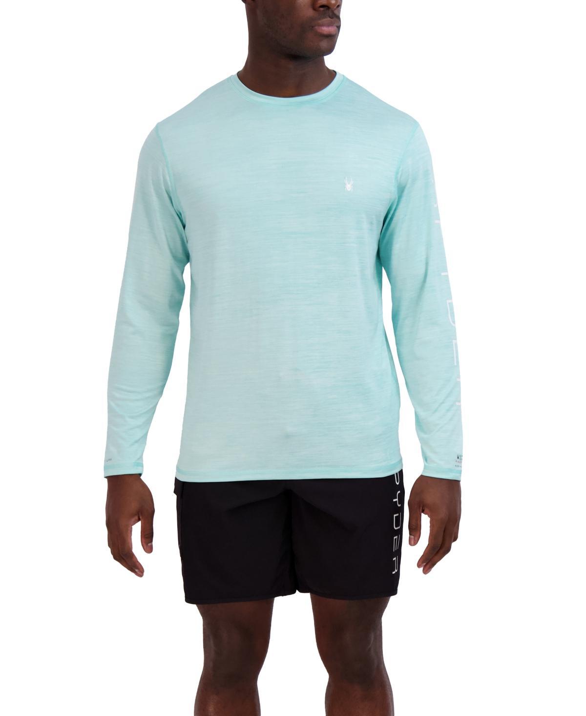 Spyder Mens Long-Sleeve Raglan Logo Swim T-Shirt Product Image