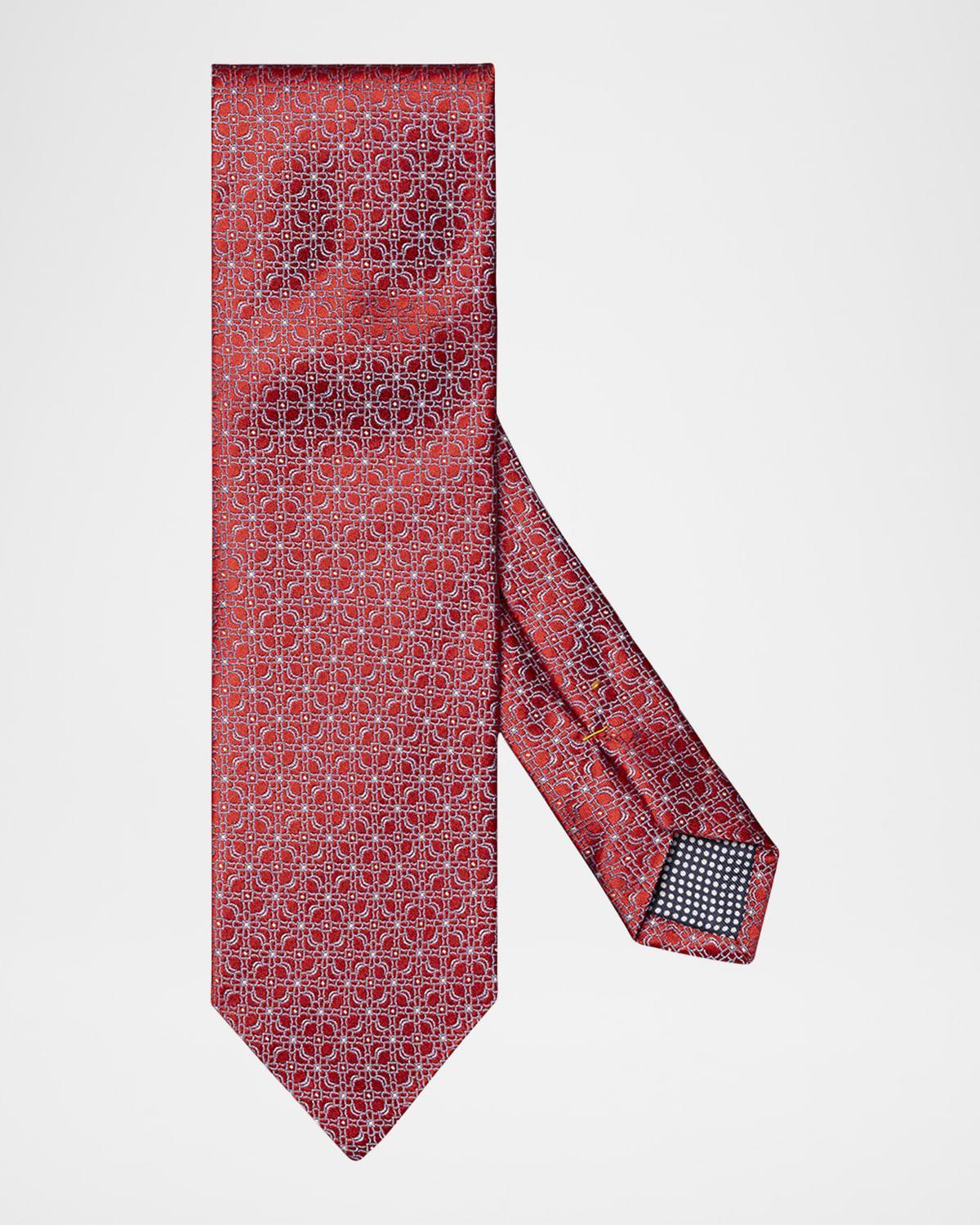 Men's Floral Silk Tie Product Image