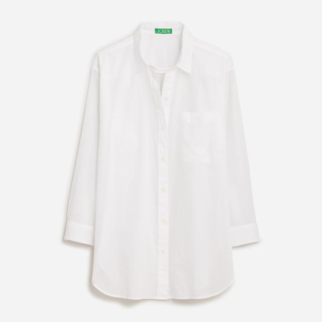 Button-up cotton voile shirt Product Image