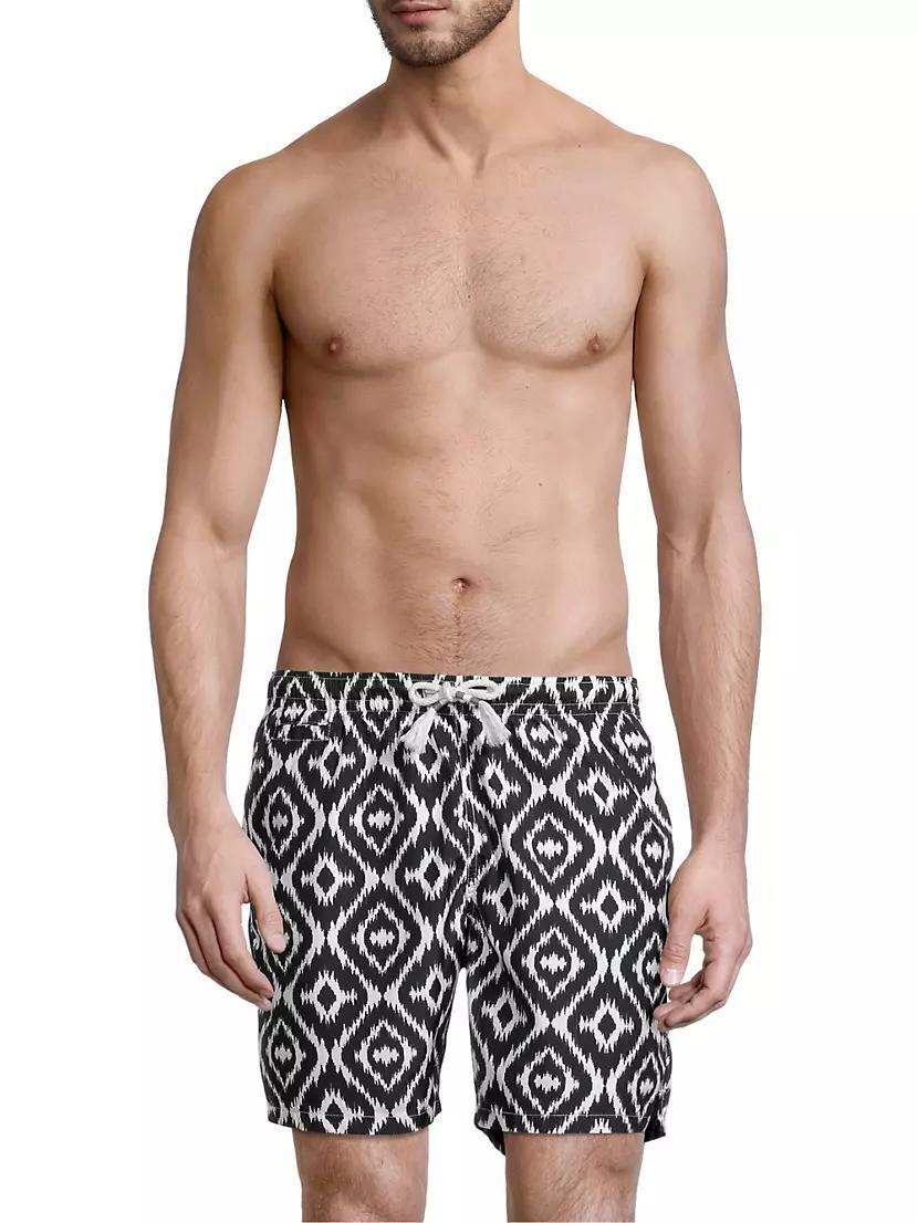 Geometric Swim Trunks Product Image