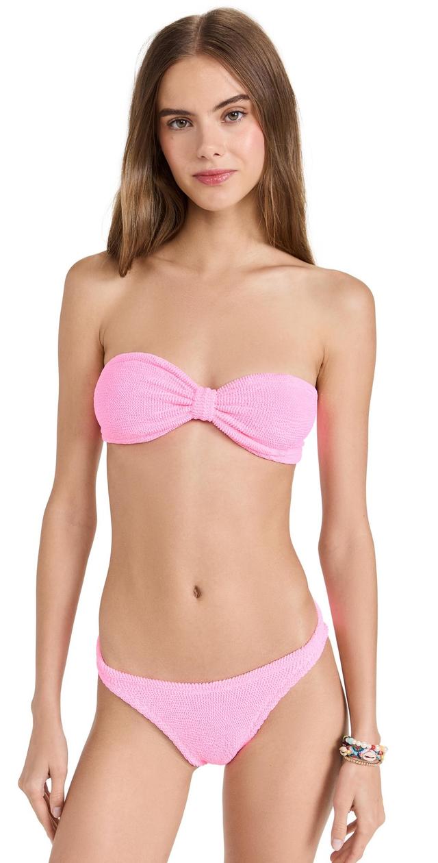 Hunza G Jean Bikini Set in Pink. Product Image