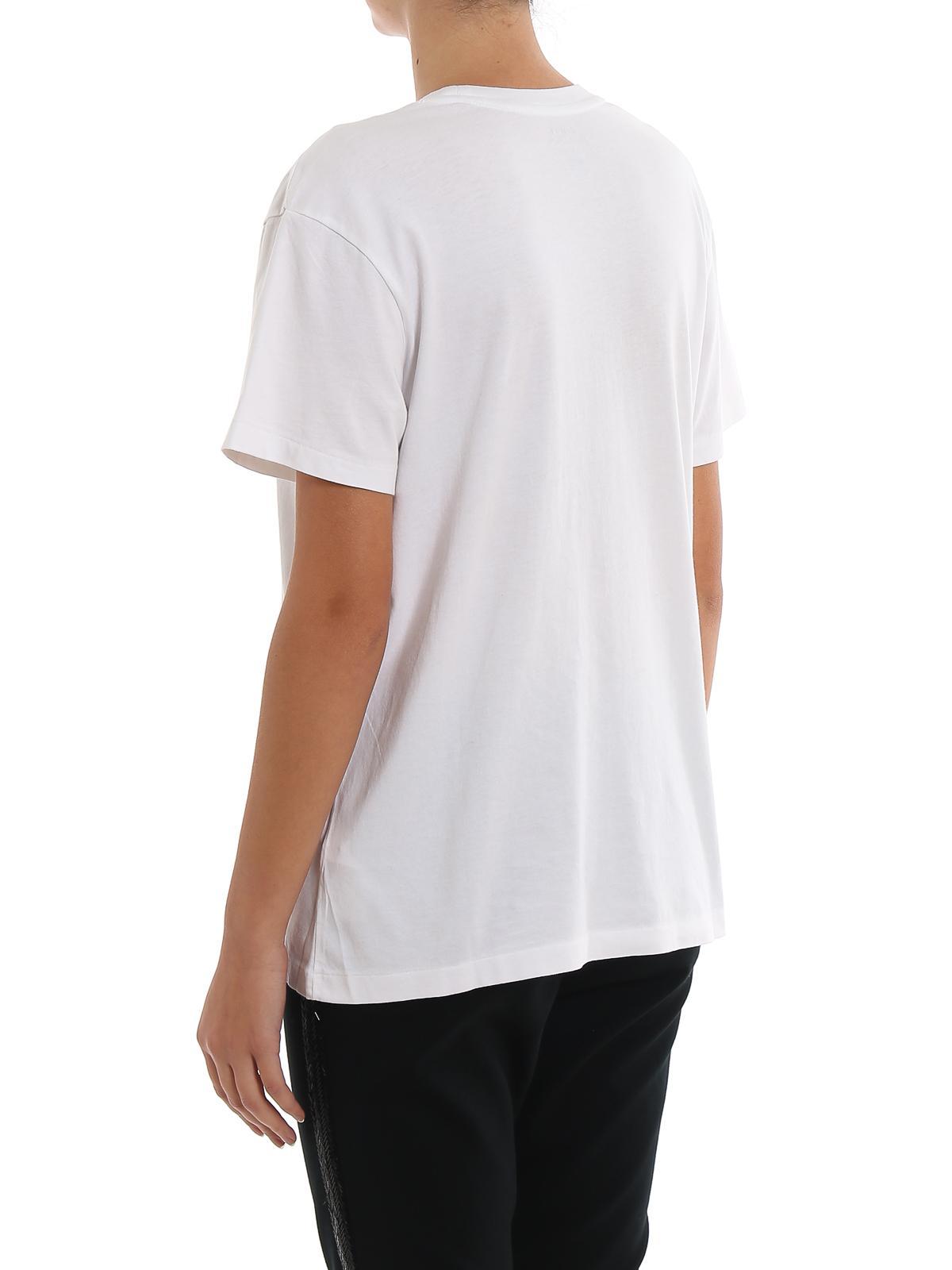 POLO RALPH LAUREN Polo Beaded T-shirt In White Product Image