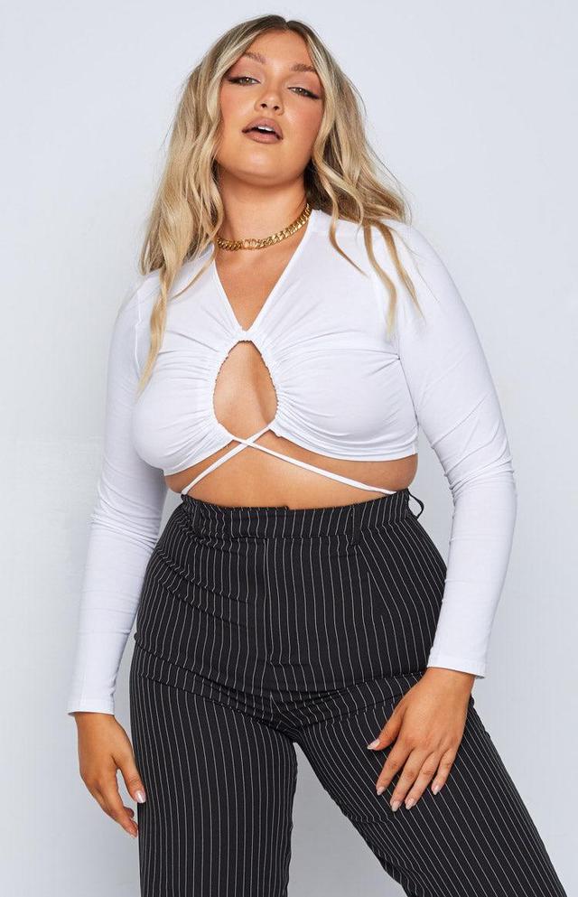 Serena Crop Top White Product Image