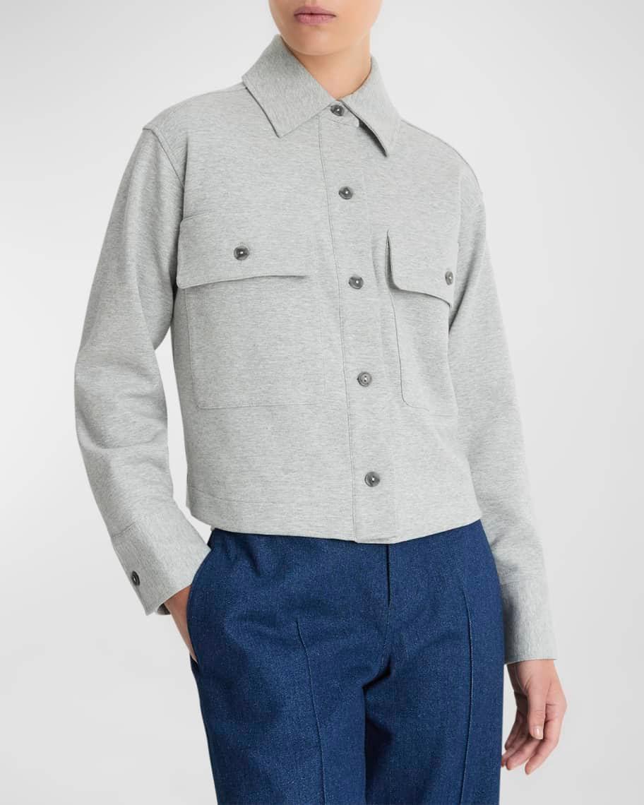 Cropped Knit Jacket Product Image