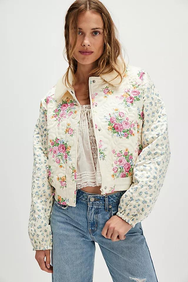 For Love & Lemons Marlee Cropped Puffer Product Image