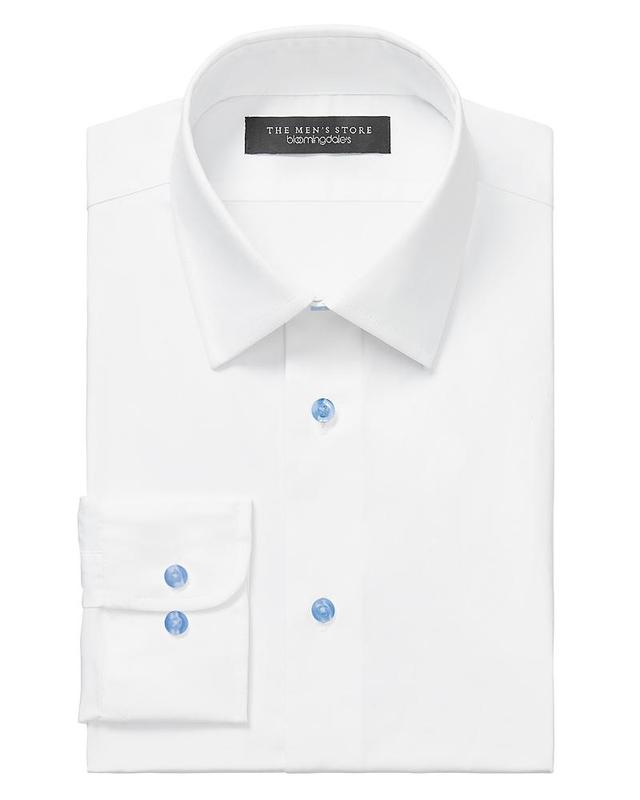 The Mens Store at Bloomingdales Regular Fit Stretch Dress Shirt Product Image